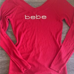 Bebe Scarlet Long Sleeve Tee